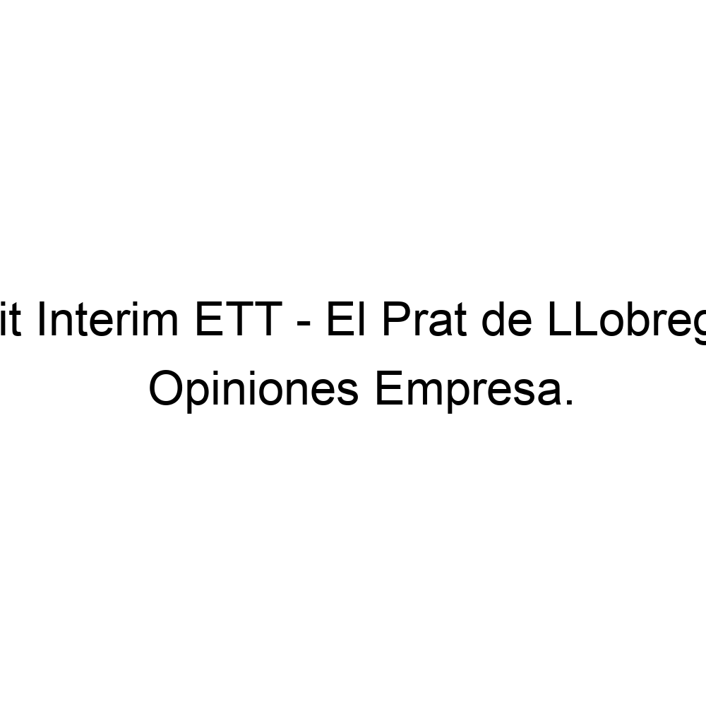 Opiniones Crit Interim - El Prat de LLobregat, El Prat de ▷ 934784202